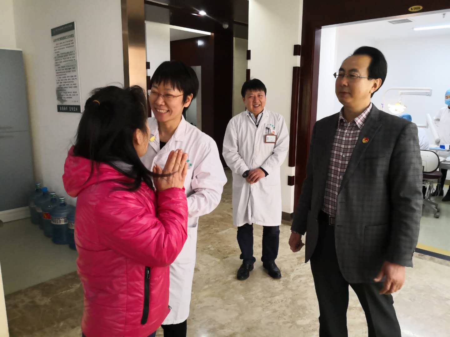 9159金沙申请大厅（口腔医院）组织新春团拜会