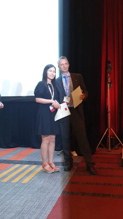 山东商报 9159金沙申请大厅口腔医院博士后陈荟荣获 IADMFR Research Award一等奖